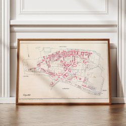 L�gst�r 1893 - Berggreens k�bstadskort