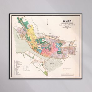 Nakskov 1900 - Berggreens k�bstadskort