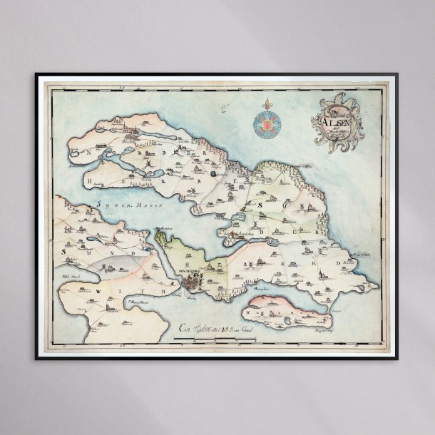 Als 1773 - Historisk landkort