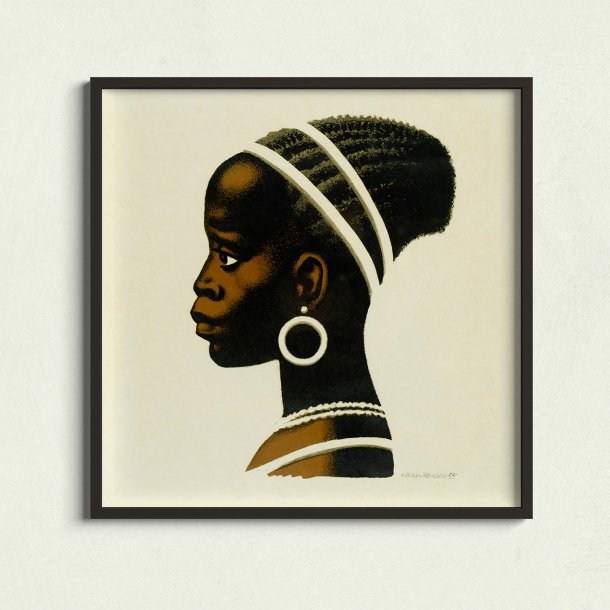 Cirkel Kaffe reklame 1954 - Dansk reklameplakat