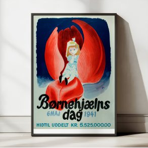 B�rnehj�lpsdagen 1941 - Dansk plakat