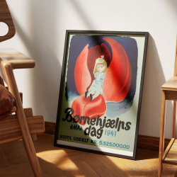B�rnehj�lpsdagen 1941 - Dansk plakat