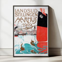 Landsudstillingen Aarhus 1909 - Dansk udstillingsplakat