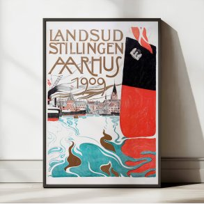 Landsudstillingen Aarhus 1909 - Dansk udstillingsplakat