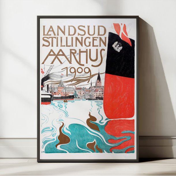 Landsudstillingen Aarhus 1909 - Dansk udstillingsplakat