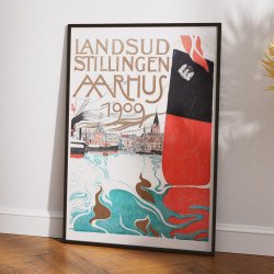 Landsudstillingen Aarhus 1909 - Dansk udstillingsplakat