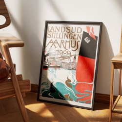 Landsudstillingen Aarhus 1909 - Dansk udstillingsplakat