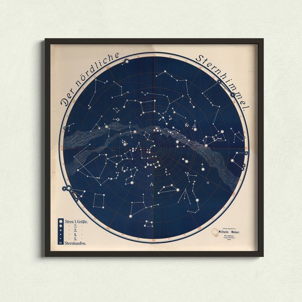 Webers Stjernekort - Anskuelsestavle