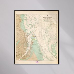 K�benhavns Havn 1900 - Historisk s�kort