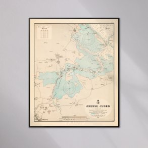 Odense Fjord 1906 - Historisk s�kort