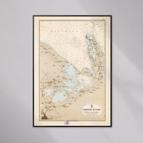 Odense Fjord 1896 - Historisk s�kort