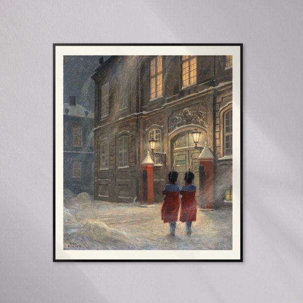 Livgarden ved Amalienborg 1925 - Paul Fischer