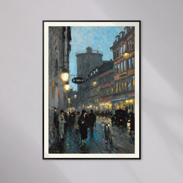 Aftenstemning i K�benhavn 1925 - Paul Fischer