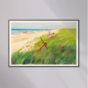 Mennesker p� stranden 1925 - Paul Fischer