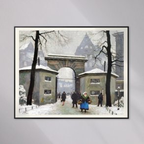 Kongens Have i sne 1925 - Paul Fischer