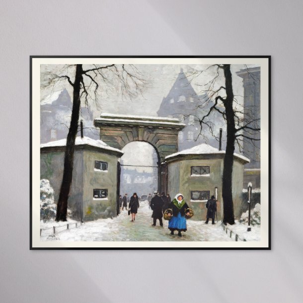 Kongens Have i sne 1925 - Paul Fischer