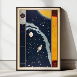 Nordlige stjernehimmel 1955 - Astronomisk planche