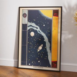 Nordlige stjernehimmel 1955 - Astronomisk planche