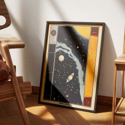 Nordlige stjernehimmel 1955 - Astronomisk planche