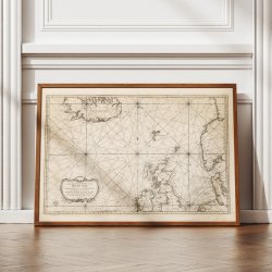 Nordsen 1768 - Fransk skort - La Mer du Nord