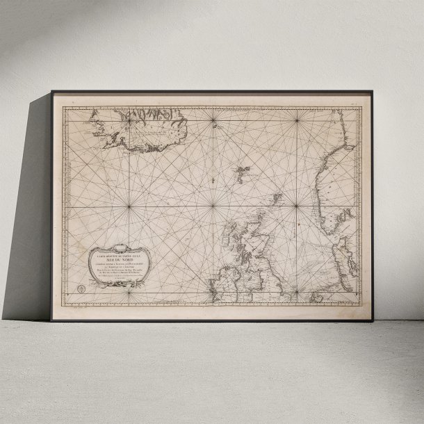 Nordsen 1768 - Fransk skort - La Mer du Nord