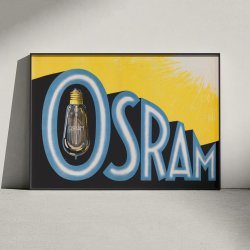 Osram - Reklameplakat fra 1920'erne