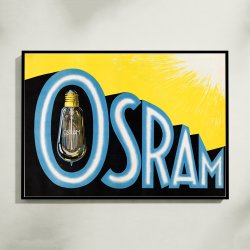 Osram - Reklameplakat fra 1920'erne