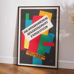 The International Advertisement Exhibition - Milano 1930 - Vintage plakat