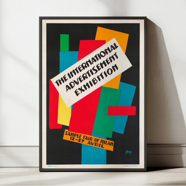 The International Advertisement Exhibition - Milano 1930 - Vintage plakat