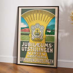 Jubil�umsudstillingen i Kristiania 1914 - Norsk udstillingsplakat