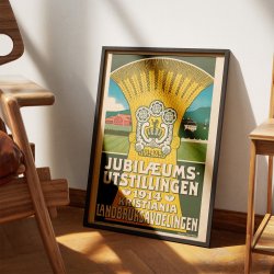 Jubil�umsudstillingen i Kristiania 1914 - Norsk udstillingsplakat