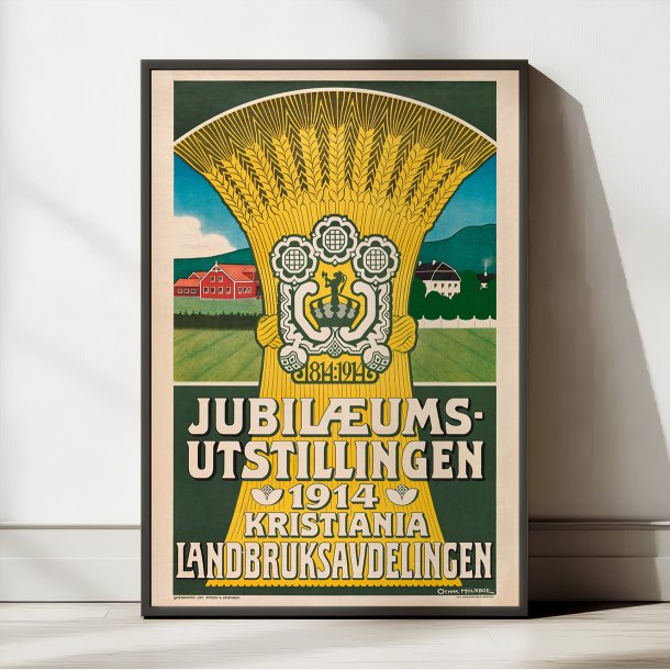 Jubil�umsudstillingen i Kristiania 1914 - Norsk udstillingsplakat