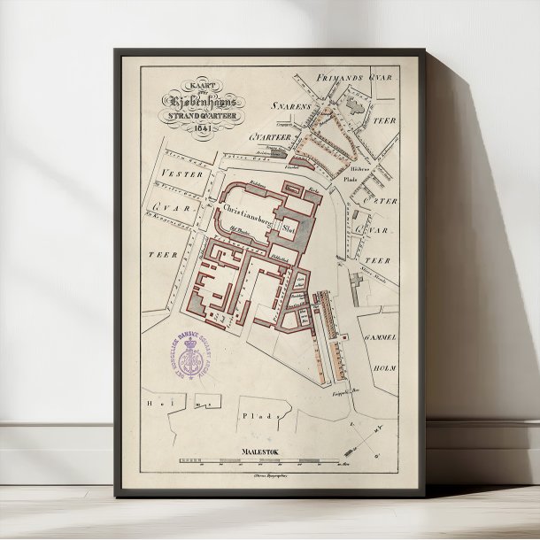 Kbenhavns Strand Qvarteer 1841