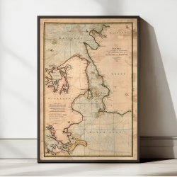 Sundet og stersen 1804 - Svensk skort