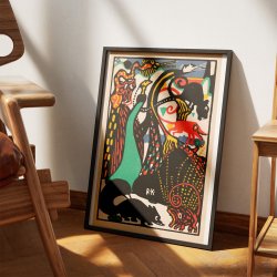 Humoristisk motiv - Wiener Werkst�tte postkort fra 1908