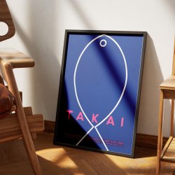 Takai - Moderne kunstplakat fra 1965