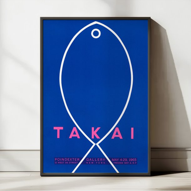 Takai - Moderne kunstplakat fra 1965