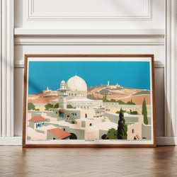 Jerusalem - Rejseplakat af Frank Newbould
