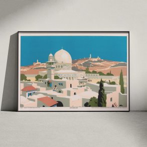 Jerusalem - Rejseplakat af Frank Newbould