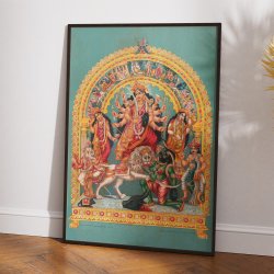 Gudinden Durga - Indisk religi�s kunst