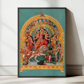 Gudinden Durga - Indisk religi�s kunst