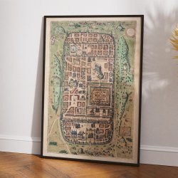 Jerusalem p� Kristi tid - Historisk bykort over Jerusalem