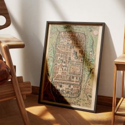 Jerusalem p� Kristi tid - Historisk bykort over Jerusalem