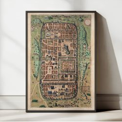 Jerusalem p� Kristi tid - Historisk bykort over Jerusalem