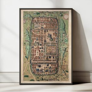 Jerusalem p� Kristi tid - Historisk bykort over Jerusalem