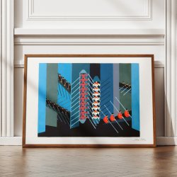 Teatermaquetter - Alexandra Exter kunstplakat fra 1930