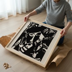 Passagerer - Moderne kunstplakat fra 1935