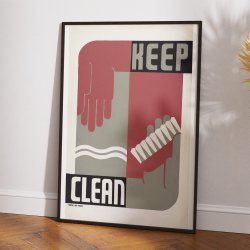 Keep Clean - Vintage plakat fra 1936