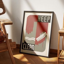Keep Clean - Vintage plakat fra 1936