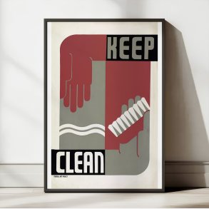 Keep Clean - Vintage plakat fra 1936